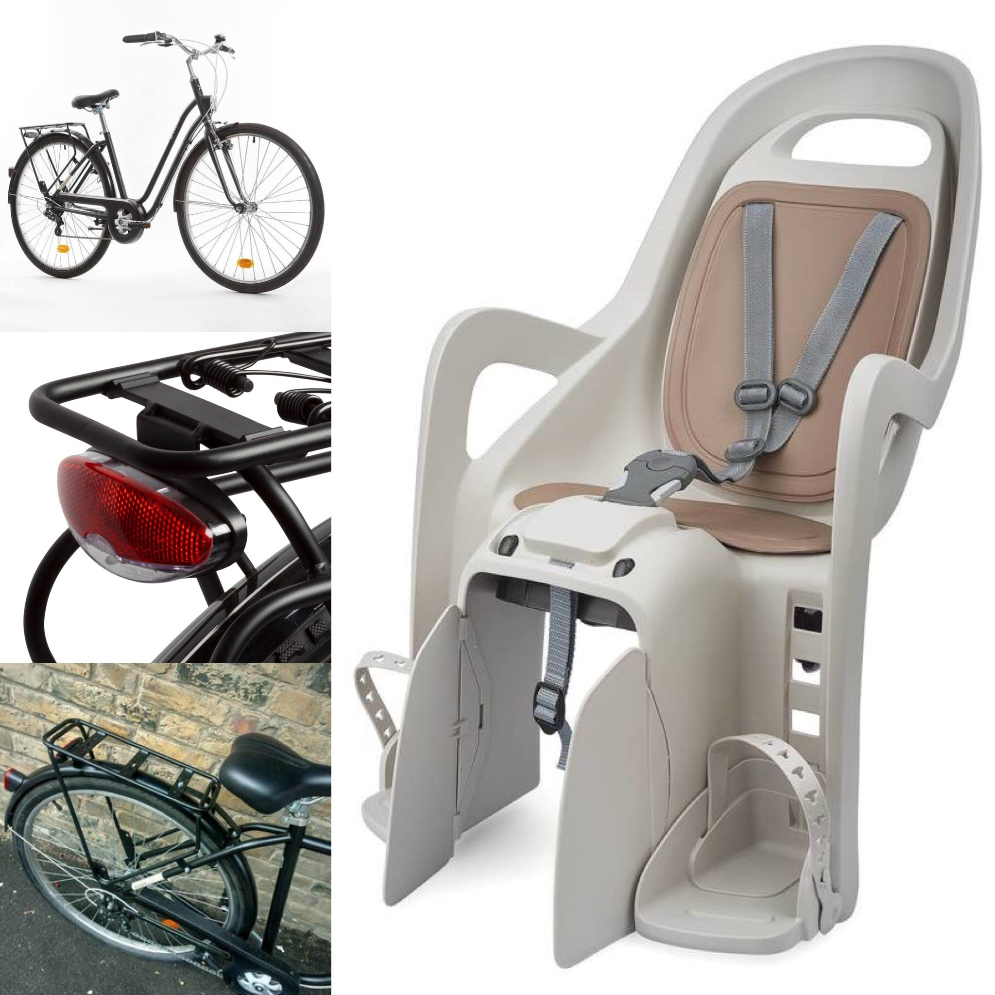 Manual Push Bike with Baby Seat